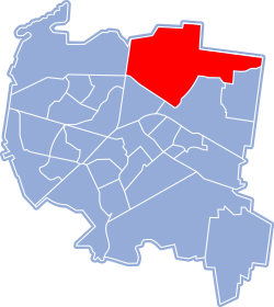 Location of Jaroszówka within Białystok