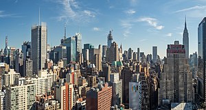 Midtown Manhattan, the world's largest central business district, October 2019
