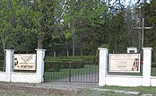 Holocaust cemetery in Nawcz for victims of the death march from Stutthof concentration camp