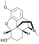 Chemical structure of α-hydrocodol (dihydrocodeine).