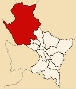 Location of La Convención in the Cusco Region