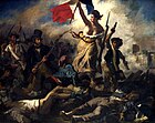 "A Liberdade guiando o povo", alegoria à Revolução Francesa.