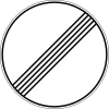 3.31 End of all restrictions zone