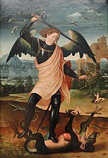 Unknown Spanish artist, St. Michael and the Dragon