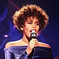 Image 20Vocally, Whitney Houston is one of the world's most influential pop vocalists since the 1980s and has been referred to as ''The Voice'' for her vocal talent. (from Pop music)
