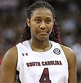 Aliyah Boston, BA 2023, No. 1 pick in the 2023 WNBA Draft, 2022 NCAA Tournament MVP