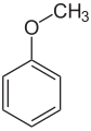 C6H5OCH3，苯甲醚