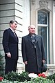 First meeting of Reagan with Mikhail Gorbachev, 19 November
