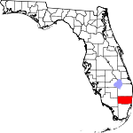 A state map highlighting Broward County in the southern part of the state. It is medium in size and shaped like a rectangle.