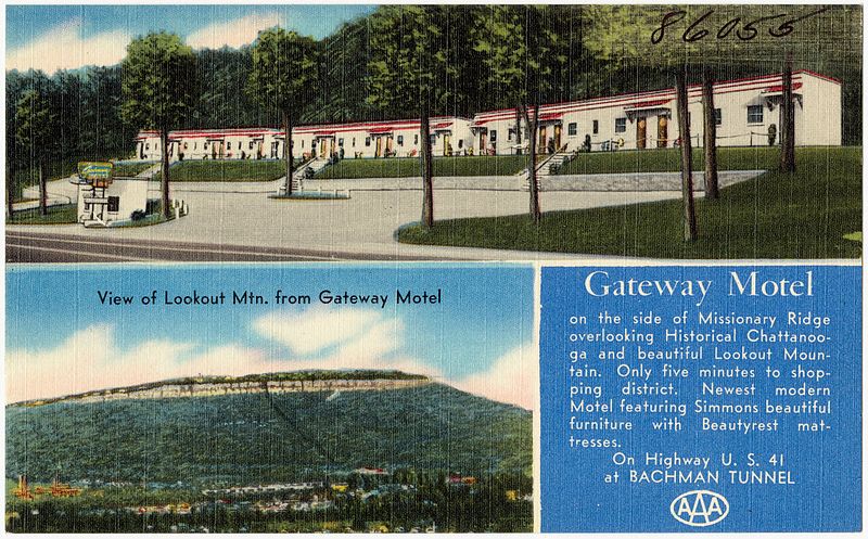 File:Gateway Motel, on Highway U.S. 41 at Bachman Tunnel (86055).jpg