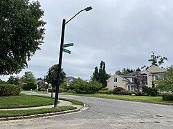 The intersection of Chauncey Place and Woodbury Farms Drive in Woodbury