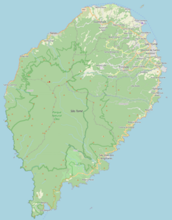 Ponta Mina is located in São Tomé