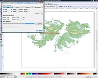 Export a preview of the vectorised topographic map
