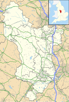 Swadlincote is located in Derbyshire