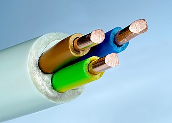 Thermoplastic-sheathed cable