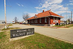 Walnut Ridge historic rail depot and now Amtrak station