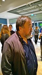 Ai Weiwei Helsingissä syyskuussa 2015.