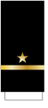 Oznaczenia na rękawach młodszego porucznika Marynarki Wojennej (1943–1955)