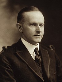 30th President of the United States Calvin Coolidge