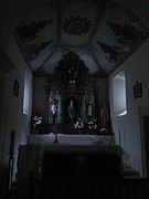 Altar maior da igrexa de Santo Estevo.