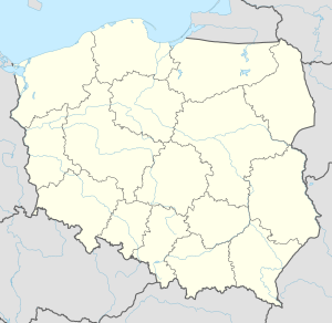 Гірки. Карта розташування: Польща