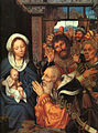1526 - Quentin Metsys ( 1466-1530).- L'adoration des Mages, Met Museum