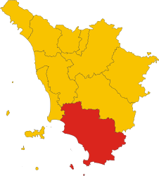 Provincia di Grosseto – Mappa