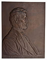 Brenner's 1907 plaque of Abraham Lincoln