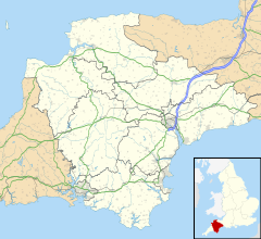 Okehampton is located in Devon