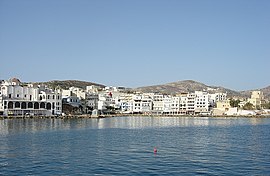 View of the port of Pigadia