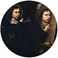 Йоан Гумп, «Автопортрет» , праця із дзеркаом, перзлями і муштабелем. 1646 р. Уффіці, Флоренція
