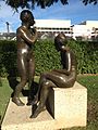 Sisters , (1985), two life-sized bronze nudes, Queensland Art Gallery