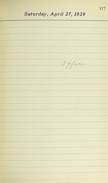 File:1929 Appointment Diary of Mayor William Jackson - DPLA - fb5e41bb305ca8f2c0258b3bf70d94d2 (page 123).jpg