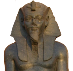 Standbeeld van Merneptah in die Egiptiese Museum.