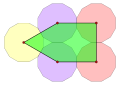 2つの角が直角の五等辺五角形