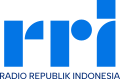 RRI's fourth logo in vertical Indonesian language version
