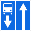 5.10.1 A road with a line for fixed-route vehicles