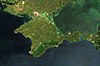 Satellite image of Crimea
