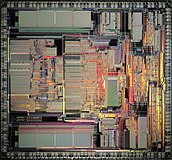 die shot of a Motorola 68040-processor.