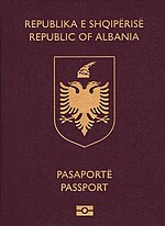 Thumbnail for Albanian passport