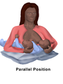 Breastfeeding – Twins, football or clutch hold.