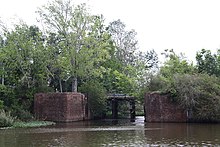 Photo of ruins of locks (Lockport, Louisiana)