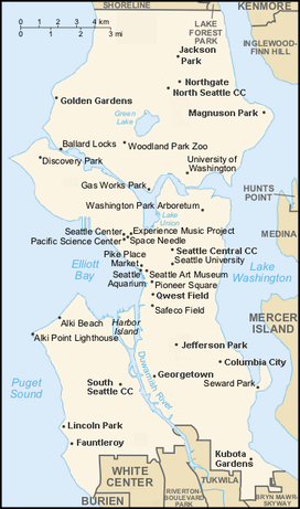 Matthews Beach Park is located in Seattle