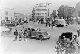 Rúa Jalili Square (Khaiyam) en Teherán en 1930
