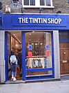 Tintin-Shop in Covent Garden, London