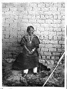 Wife of Navajo Chief Manuelito, the last Navajo chief, c. 1900