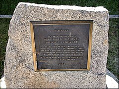 Historic landmark plaque
