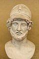 Image 5Marble bust of Pericles with a Corinthian helmet, Roman copy of a Greek original, Museo Chiaramonti, Vatican Museums; Pericles was a key populist political figure in the development of the radical Athenian democracy. (from Ancient Greece)