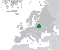 ベラルーシの位置