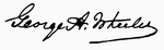 George Augustus Wheeler's signature